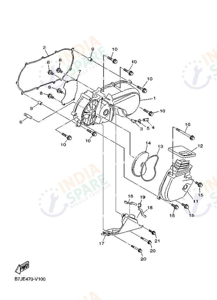 CRANKCASE COVER 1